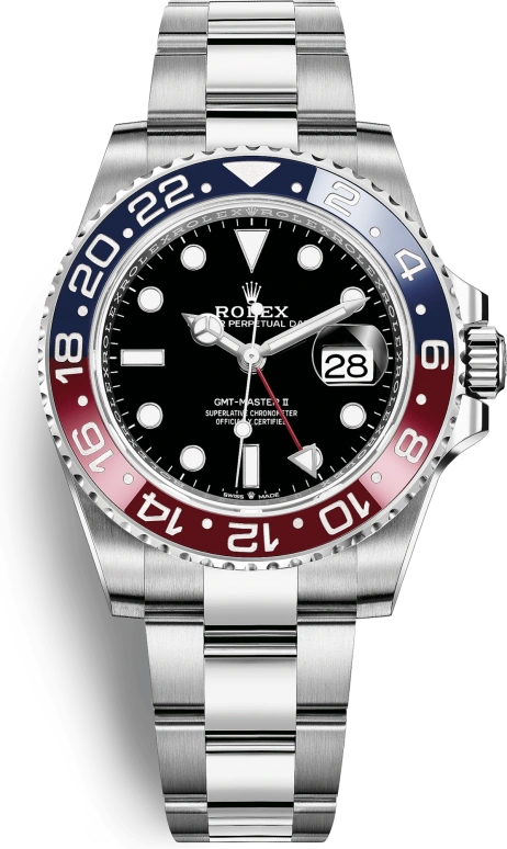 Rolex,GMT-Master II 40mm,40mm,Stainless Steel,Black,Automatic,Day,Dule Time,Lionel Messi,Leo Messi,126710BLRO,126710BLRO-0002