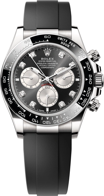 Rolex,Daytona 40mm,40mm,White Gold,Black,Automatic,Chronograph,72hours,126519LN,126519LN-0004