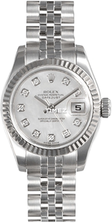 Rolex,Lady-Datejust 26mm,26mm,Stainless Steel,White,Automatic,Day,48hours,179174,179174-NG-63130