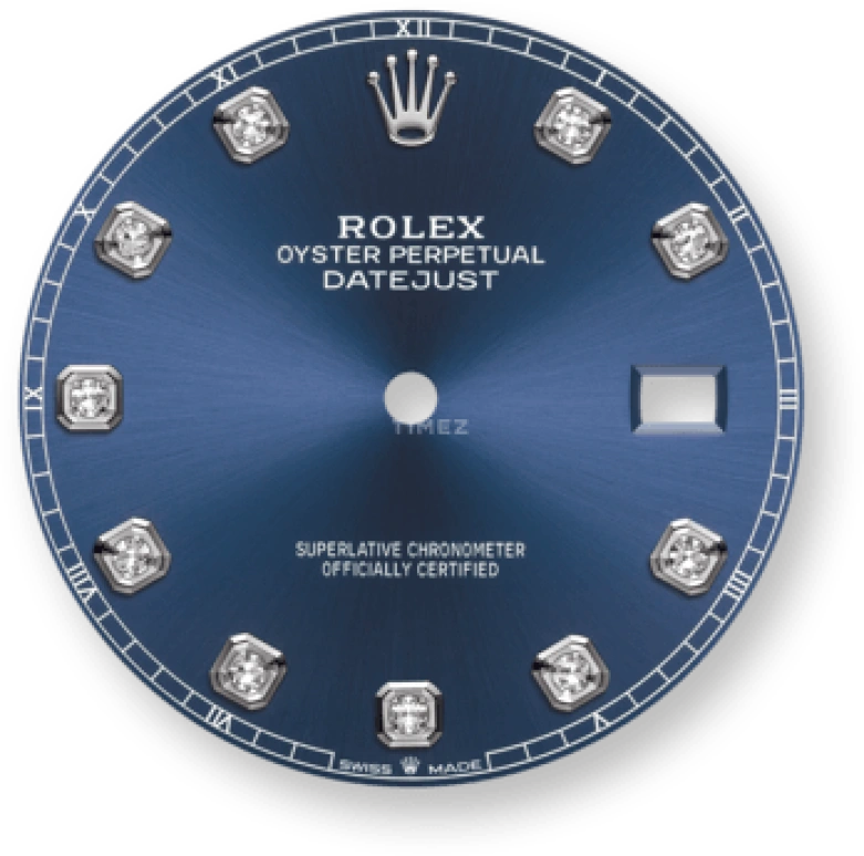 Rolex,Datejust 41 41mm,41mm,White Gold,Stainless Steel,Blue,Automatic,Day,70hours,126334,126334-0016