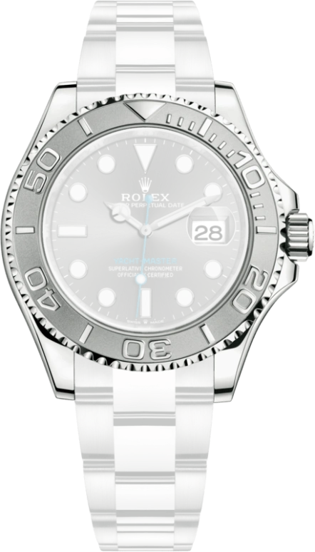 Rolex,Yacht-Master 40mm,40mm,Platinum,Stainless Steel,Grey,Automatic,Day,70hours,126622,126622-0001