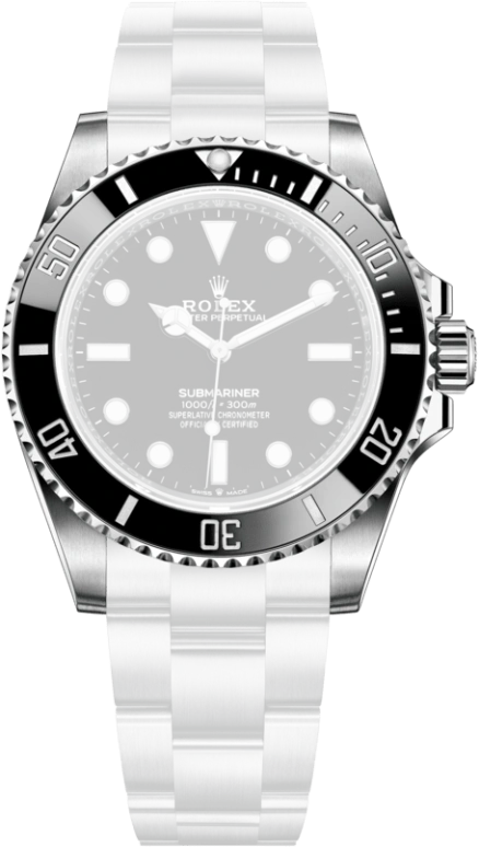 Rolex,Submariner 41mm,41mm,Stainless Steel,Black,Automatic,70hours,In-house Caliber,124060,124060-0001