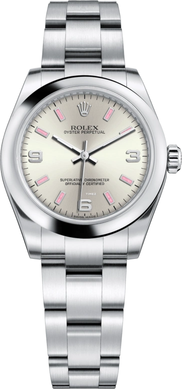 Rolex,Oyster Perpetual 31mm,31mm,Stainless Steel,Silver,Automatic,48hours,In-house Caliber,177200,177200-0009