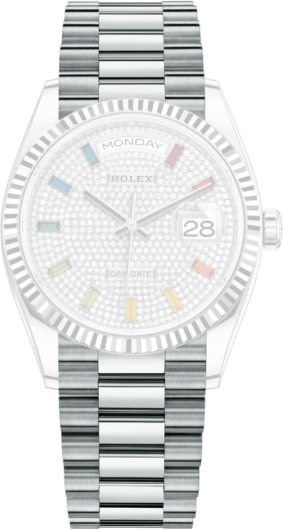 Rolex,Day-Date 36 36mm,36mm,Platinum,Automatic,Date,Day,128236,128236-0003