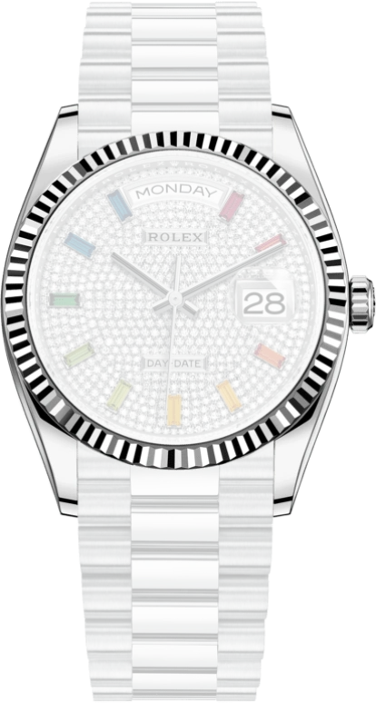 Rolex,Day-Date 36 36mm,36mm,Platinum,Automatic,Date,Day,128236,128236-0003