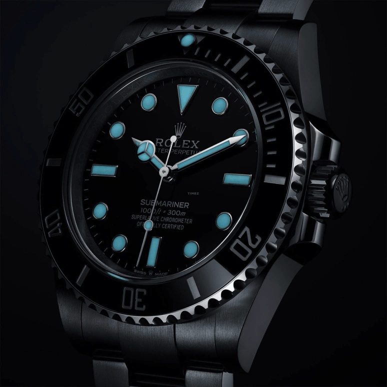 Rolex,Submariner 41mm,41mm,Stainless Steel,Black,Automatic,70hours,In-house Caliber,124060,124060-0001