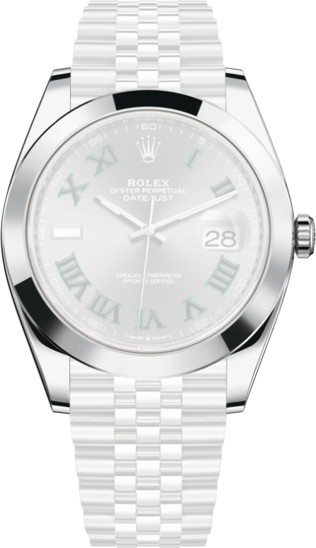 Rolex,Datejust 41 41mm,41mm,Stainless Steel,Grey,Automatic,Day,70hours,126300,126300-0014