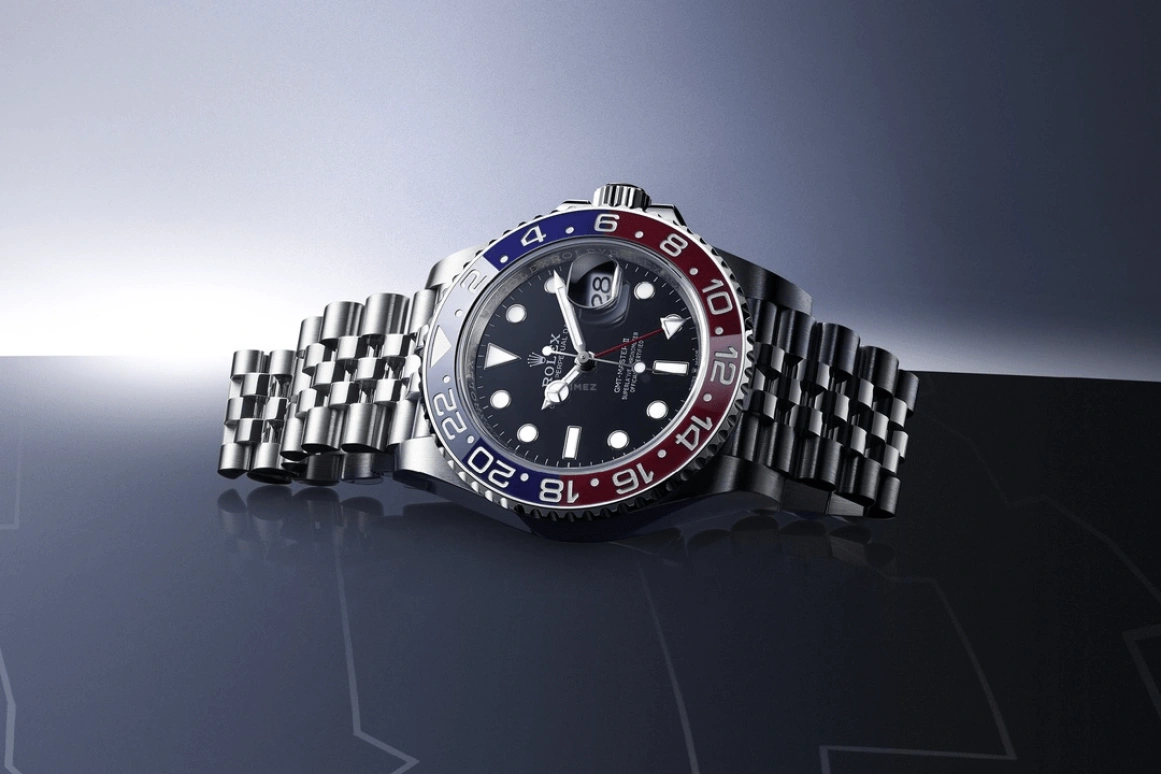 Rolex,GMT-Master II 40mm,40mm,Stainless Steel,Black,Automatic,Day,Dule Time,126710BLRO,126710BLRO-0001