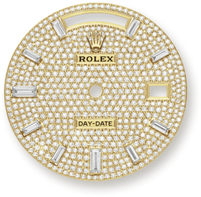 Rolex,Day-Date 40 40mm,40mm,Yellow Gold,Silver,Gold,Automatic,Date,Day,228348RBR,228348RBR-0037