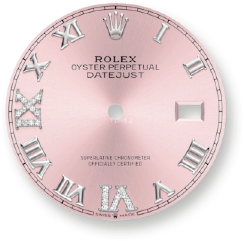 Rolex,Datejust 36 36mm,36mm,White Gold,Stainless Steel,Pink,Automatic,Day,70hours,126234,126234-0031