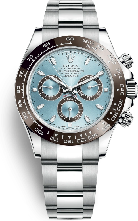 Rolex,Daytona 40mm,40mm,Ceramic,Platinum,Ice Blue,Automatic,Chronograph,72hours,116506,116506-0001