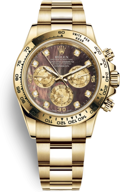 Rolex,Daytona 40mm,40mm,Yellow Gold,Black,Automatic,Chronograph,Column Wheel,Karim Benzema,116508,116508-0011