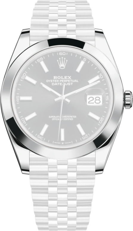 Rolex,Datejust 41 41mm,41mm,Stainless Steel,Black,Automatic,Day,70hours,126300,126300-0012