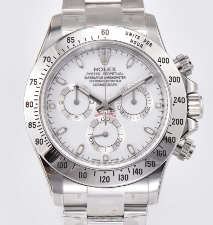 Rolex,Daytona 40mm,40mm,Oystersteel,Stainless Steel,White,Automatic,Chronograph,72hours,116520,116520-78590