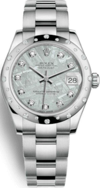 Rolex,Datejust 31 31mm,31mm,White Gold,Stainless Steel,Grey,Automatic,Day,48hours,178344,178344-0066
