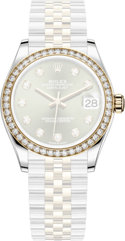 Rolex,Datejust 31 31mm,31mm,Yellow Gold,Stainless Steel,Green,Automatic,Day,55hours,278383RBR,278383RBR-0030