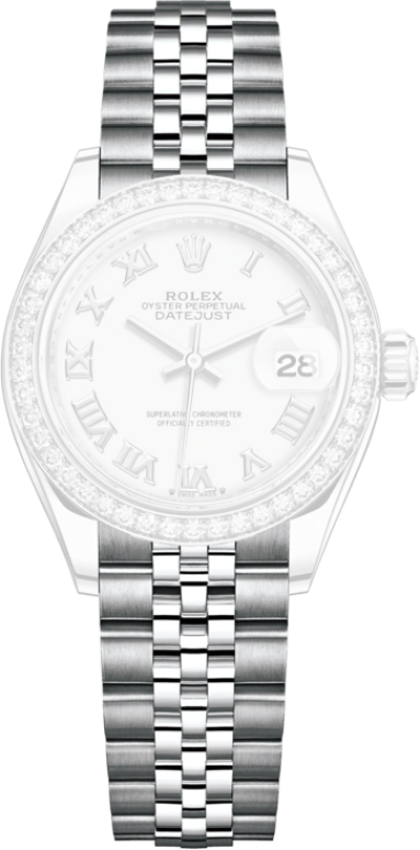 Rolex,Lady-Datejust 28mm,28mm,White Gold,Oystersteel,White,Automatic,Day,55hours,279384RBR,279384RBR-0019