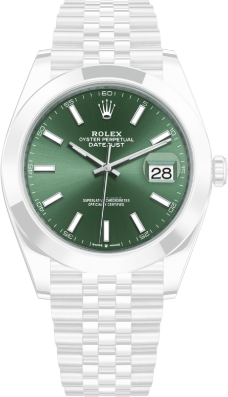 Rolex,Datejust 36 41mm,41mm,Oystersteel,Stainless Steel,Luminous,Blue,Green,Automatic,70hours,In-house Caliber,Luka Modrić,126300,126300-0020