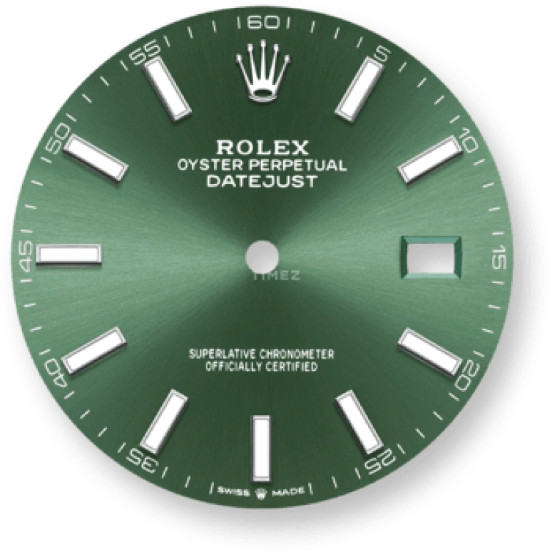 Rolex,Datejust 36 41mm,41mm,Oystersteel,Stainless Steel,Green,Automatic,Day,70hours,126300,126300-0019