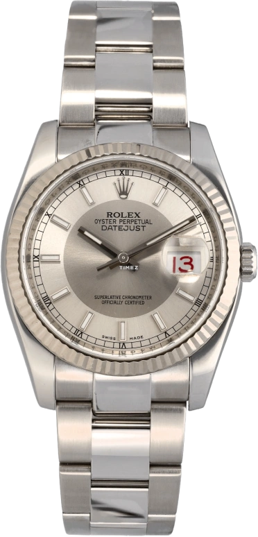 劳力士 日志型36 116234 Silver Tuxedo Oyster