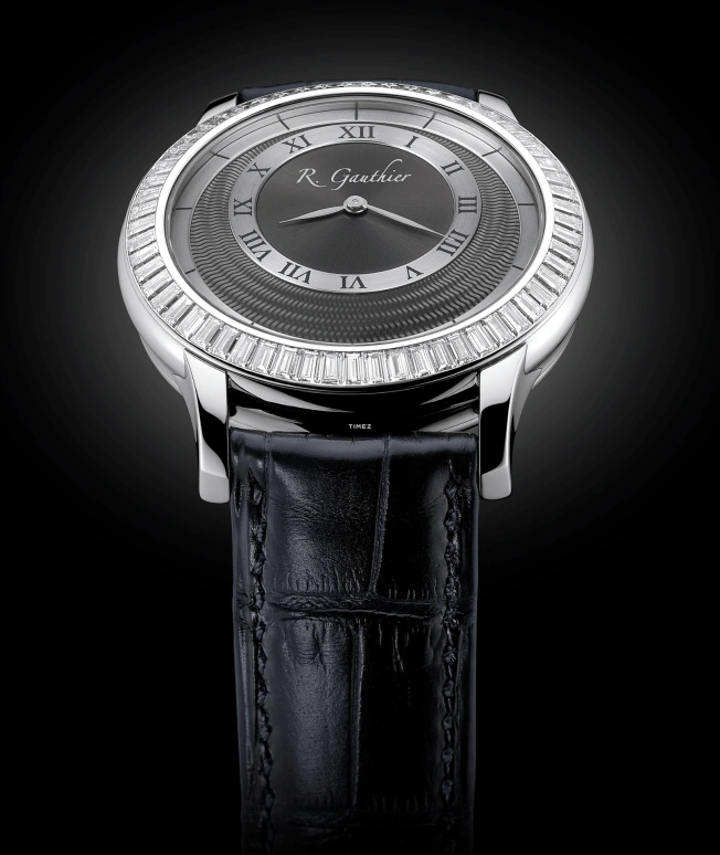 Romain Gauthier,Prestige HM 41毫米,41毫米,铂金,银色,灰色,手动上弦,60小时,自制机芯,MON00007