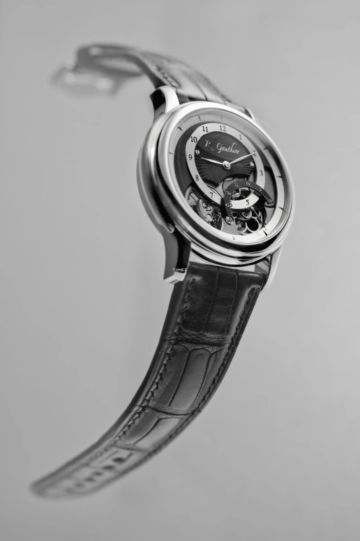 Romain Gauthier,Prestige HMS 41毫米,41毫米,铂金,黑色,银色,手动上弦,动力储存指示,镂空,MON00010