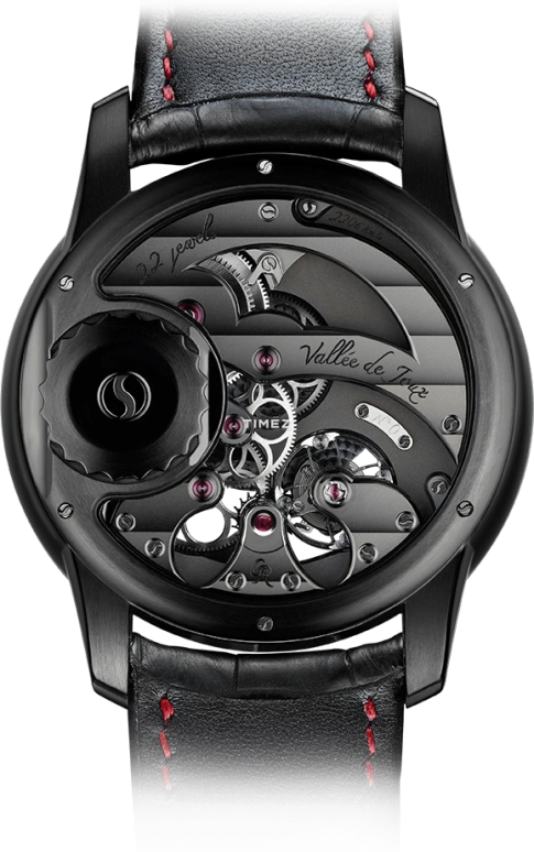 Romain Gauthier,Prestige HMS 43毫米,43毫米,钛,黑色,手动上弦,动力储存指示,60小时,MON00081