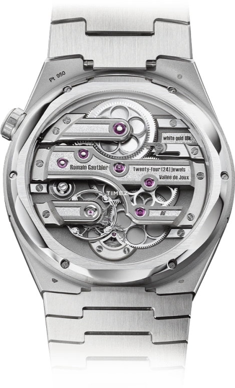 Romain Gauthier,C by Romain Gauthier 41毫米,41毫米,不锈钢,蓝色,手动上弦,60小时,自制机芯,MON00555