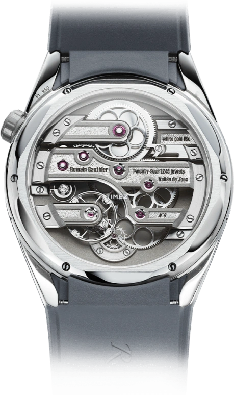 Romain Gauthier,C by Romain Gauthier 41毫米,41毫米,铂金,蓝色,手动上弦,60小时,自制机芯,MON00550