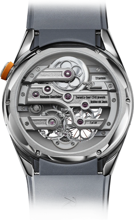 Romain Gauthier,C by Romain Gauthier 41毫米,41毫米,钛,灰色,银色,手动上弦,60小时,自制机芯,MON00560