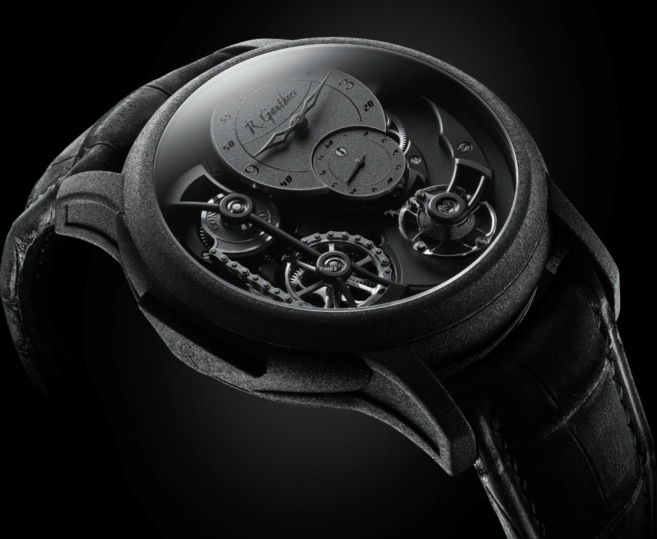 Romain Gauthier,Logical One 43毫米,43毫米,钛,黑色,手动上弦,动力储存指示,46小时,MON00200