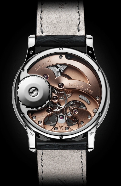 Romain Gauthier,Prestige HMS 41毫米,41毫米,白金,银色,黑色,手动上弦,动力储存指示,镂空,MON00008