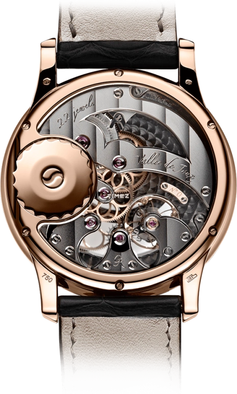 Romain Gauthier,Prestige HMS 41毫米,41毫米,红金,黑色,银色,手动上弦,动力储存指示,镂空,MON00009