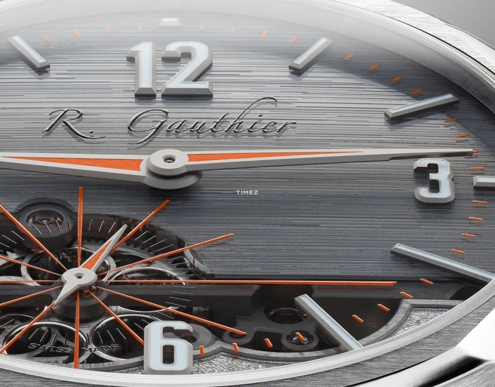 Romain Gauthier,C by Romain Gauthier 41毫米,41毫米,钛,灰色,银色,手动上弦,60小时,自制机芯,MON00560