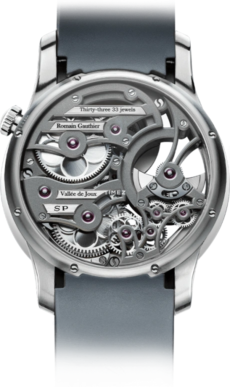Romain Gauthier,Heritage 39.50毫米,39.50毫米,钛,灰色,自动上弦,80小时,自制机芯,MON00345