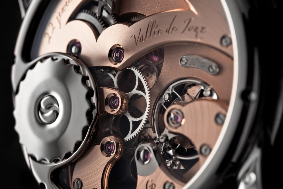 Romain Gauthier,Prestige HMS 41毫米,41毫米,白金,银色,黑色,手动上弦,动力储存指示,镂空,MON00008