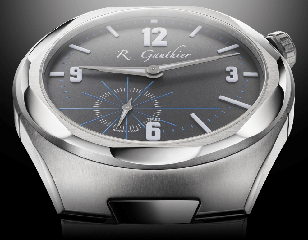 Romain Gauthier,C by Romain Gauthier 41mm,41mm,Titanium,Grey,Handwound,60hours,In-house Caliber,MON00580