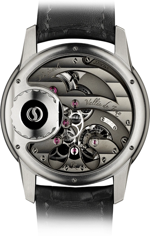 Romain Gauthier,Prestige HMS 43毫米,43毫米,钛合金,黑色,银色,手动上弦,动力储存指示,镂空,MON00011