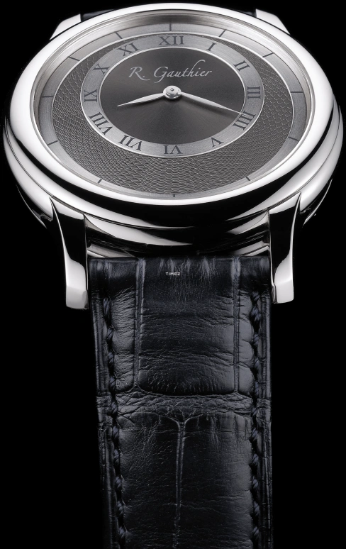 Romain Gauthier,Prestige HM 41毫米,41毫米,铂金,银色,黑色,手动上弦,60小时,自制机芯,MON00004