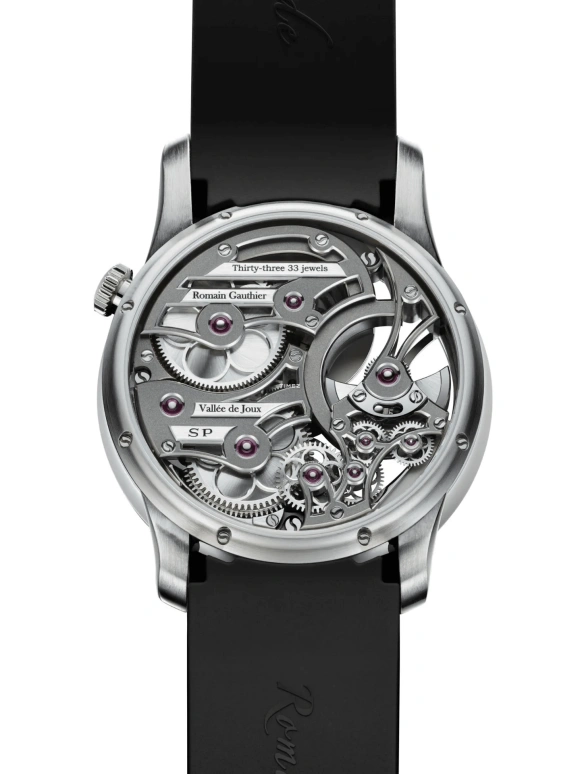 Romain Gauthier,Insight 39.50毫米,39.50毫米,钛,白色,自动上弦,圆形,银色,MON99916
