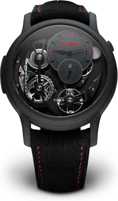 Romain Gauthier,Logical One 43毫米,43毫米,钛,黑色,手动上弦,动力储存指示,46小时,MON00201
