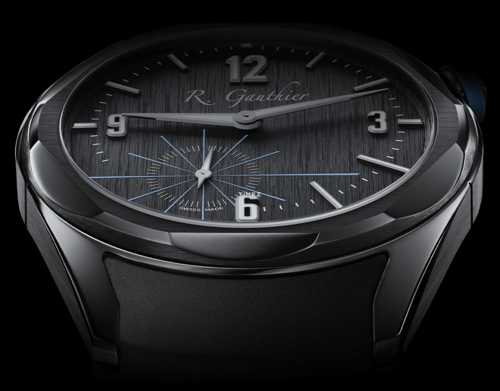 Romain Gauthier,C by Romain Gauthier 41mm,41mm,Titanium,Black,Handwound,60hours,In-house Caliber,MON00541