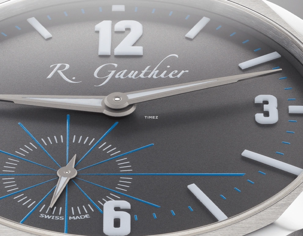 Romain Gauthier,C by Romain Gauthier 41mm,41mm,Titanium,Grey,Handwound,60hours,In-house Caliber,MON00580