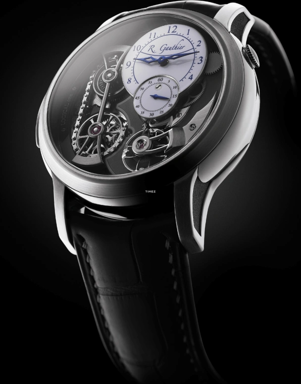 Romain Gauthier,Logical One 43毫米,43毫米,钛合金,白色,灰色,手动上弦,动力储存指示,镂空,MON00146