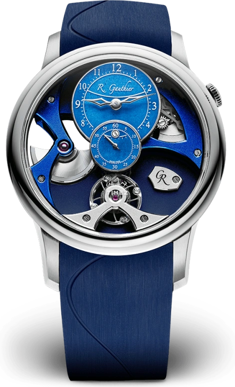 Romain Gauthier,C by Romain Gauthier 39.50毫米,39.50毫米,铂金,蓝色,自动上弦,80小时,自制机芯,MON99960