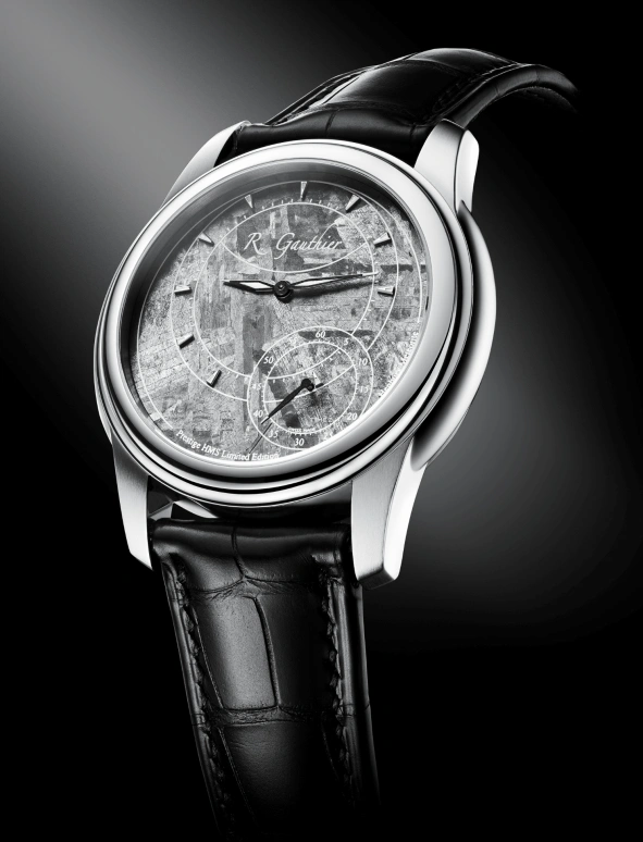 Romain Gauthier,Prestige HMS 43毫米,43毫米,不锈钢,银色,灰色,手动上弦,60小时,自制机芯,MON00027