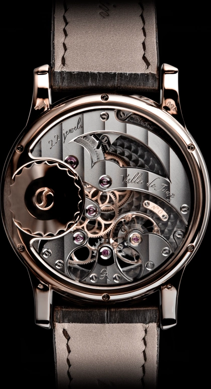 Romain Gauthier,Prestige HMS 41毫米,41毫米,红金,黑色,银色,手动上弦,动力储存指示,镂空,MON00009