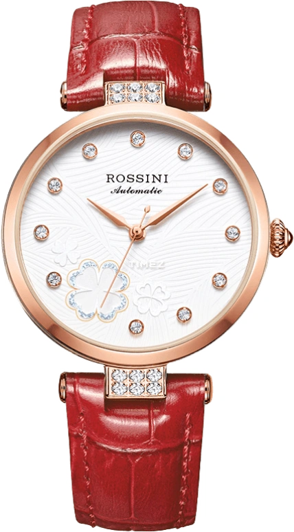 Rossini,Elegance 34mm,34mm,Stainless Steel,White,Automatic,Sapphire,Round,516764G01C