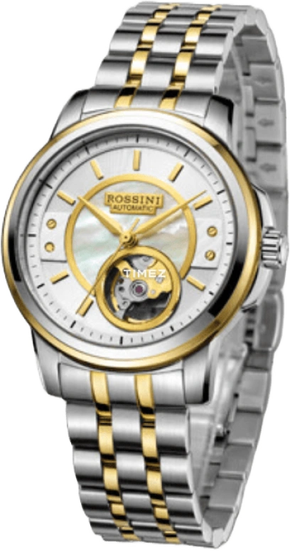 Rossini,Classic 0mm,0mm,Stainless Steel,White,Automatic,Sapphire,Round,5682T01A