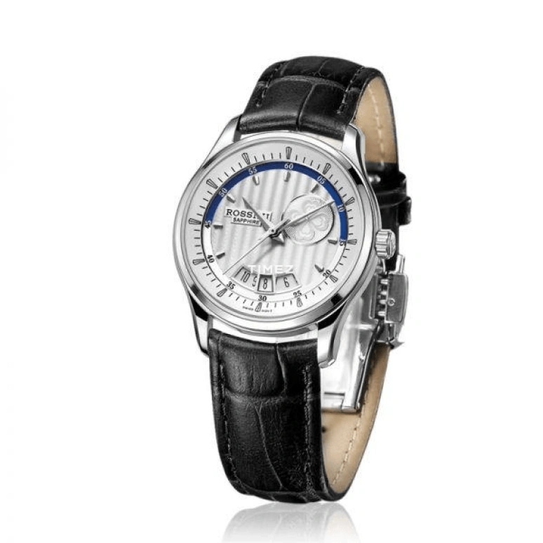 Rossini,Official Business 32mm,32mm,Stainless Steel,Silver White,Quartz,Day,Sapphire,Crystal Glass,SR5594W01B